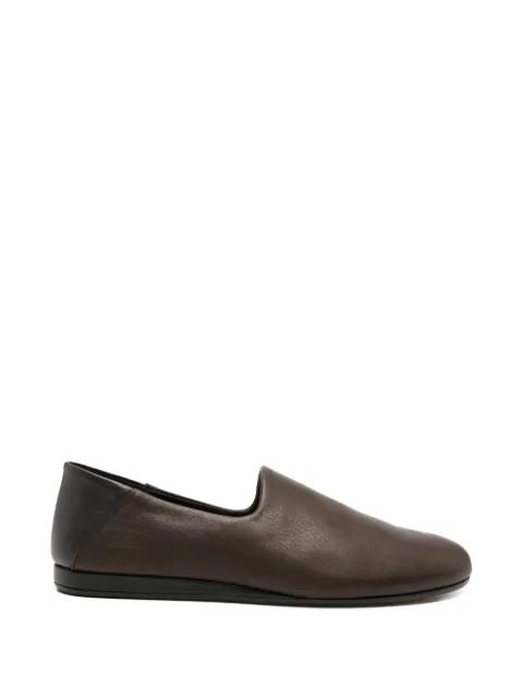 logo-print loafers by JACQUEMUS