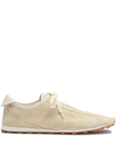 low-top suede sneakers by JACQUEMUS