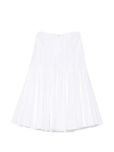 pleated A-line midi skirt by JACQUEMUS