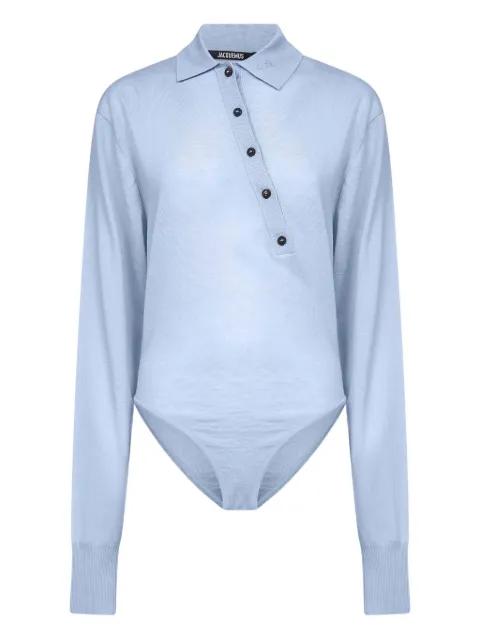 polo-neck bodysuit by JACQUEMUS