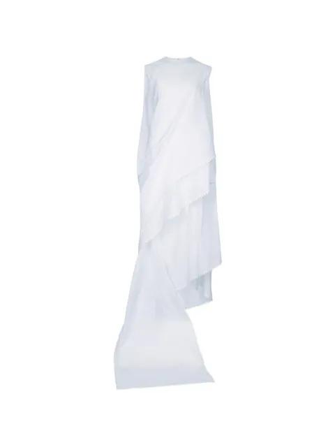 ruffled asymmetric dress by JACQUEMUS