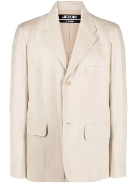 single-breasted blazer by JACQUEMUS