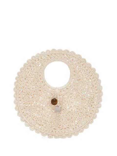 small The Spiaggia raffia bag by JACQUEMUS