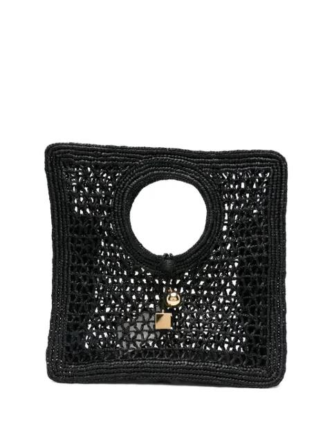 small The Spiaggia raffia bag by JACQUEMUS