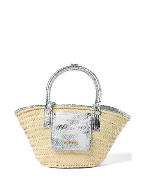 snake-effect tote bag by JACQUEMUS
