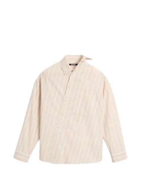 striped graphic shirt by JACQUEMUS