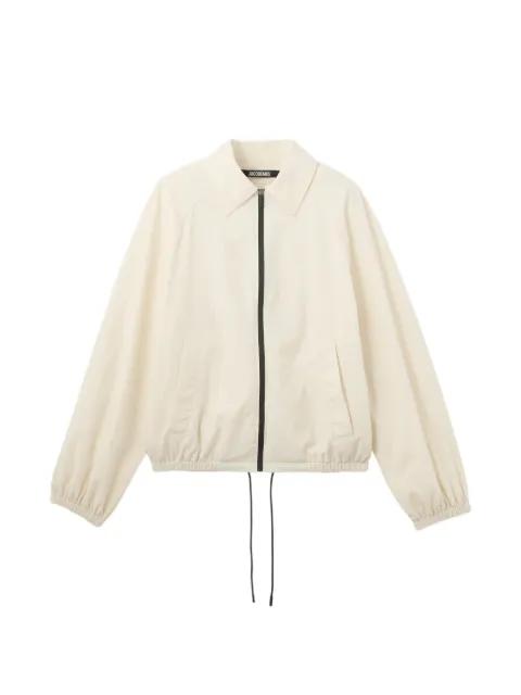 zip-front elasticated jacket by JACQUEMUS