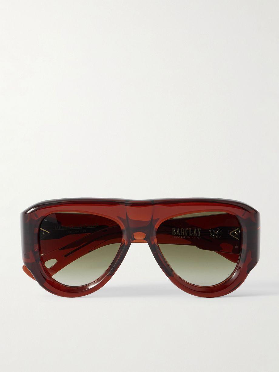 Barclay aviator-style acetate sunglasses by JACQUES MARIE MAGE
