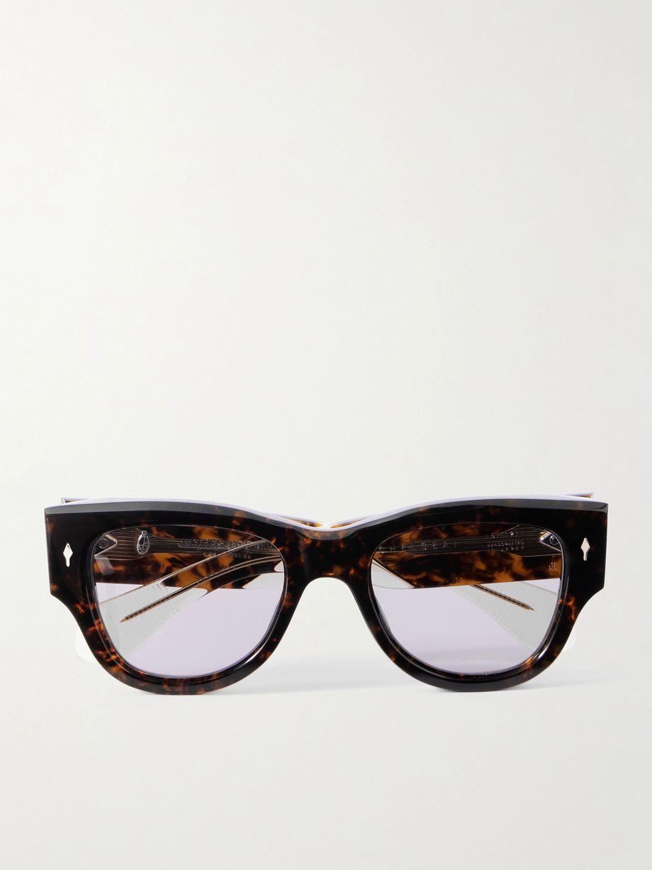 Chelsea square-frame tortoiseshell acetate sunglasses by JACQUES MARIE MAGE