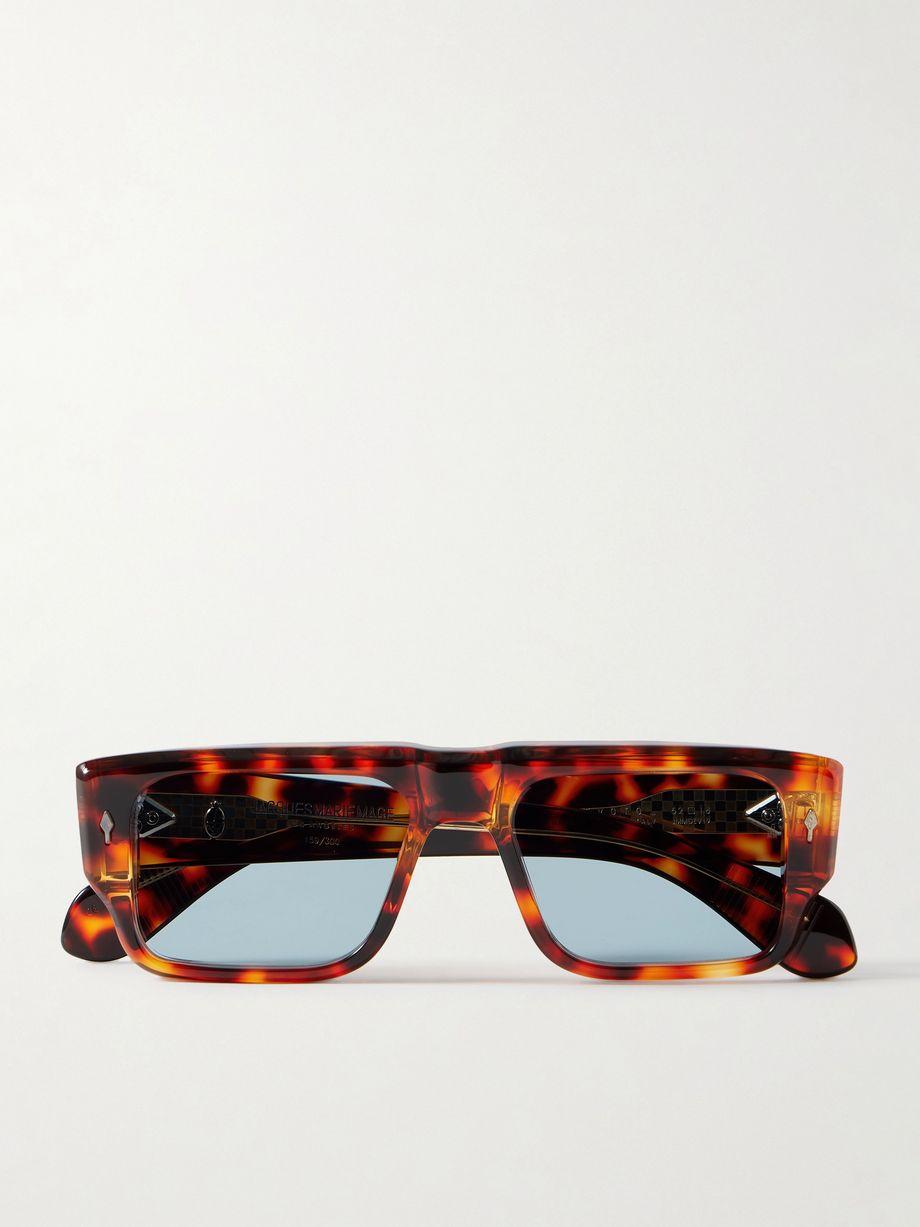 Devoto square-frame tortoiseshell acetate sunglasses by JACQUES MARIE MAGE