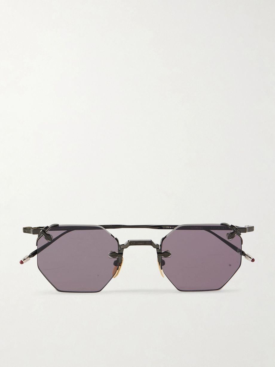 El Dorado Octagon-Frame Beta Titanium Sunglasses by JACQUES MARIE MAGE