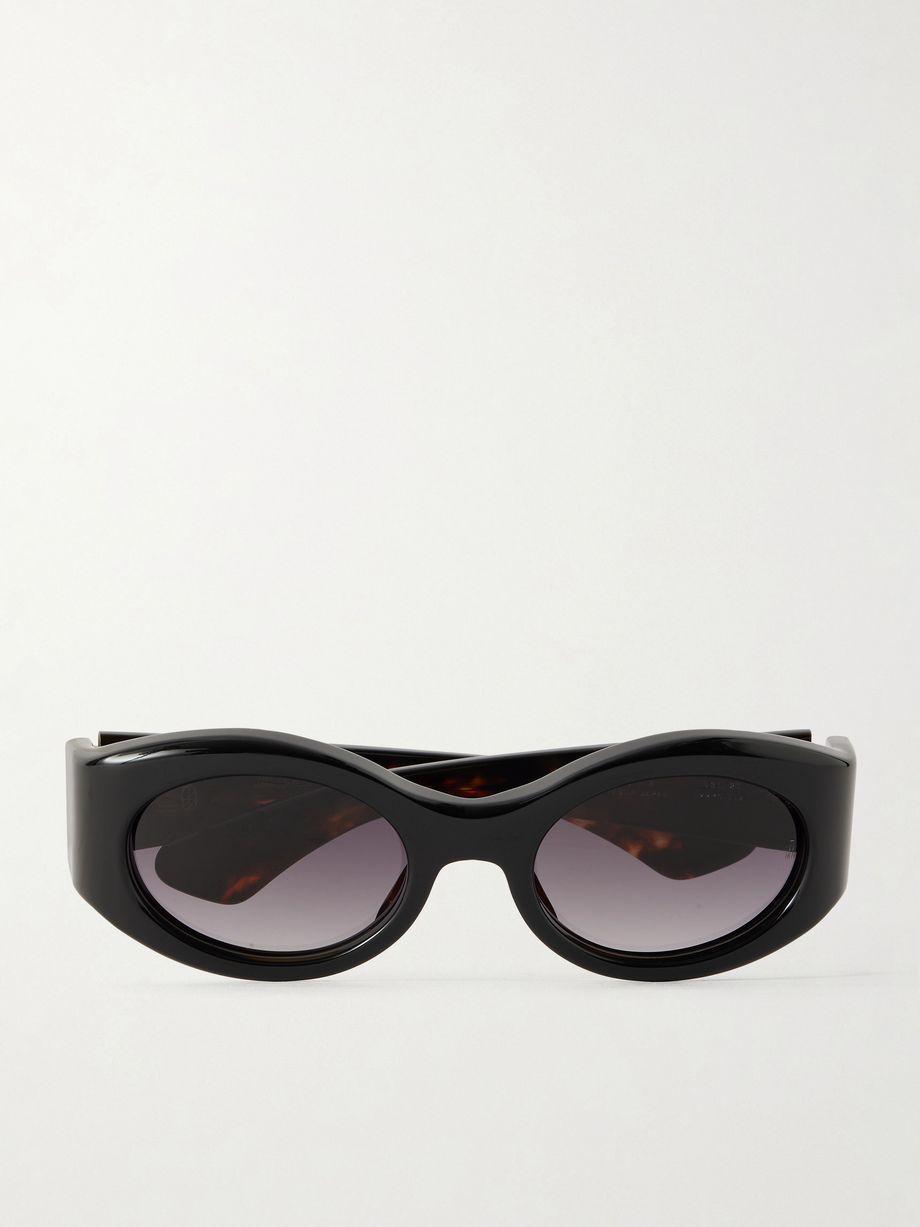 Gia oversized oval-frame acetate sunglasses by JACQUES MARIE MAGE