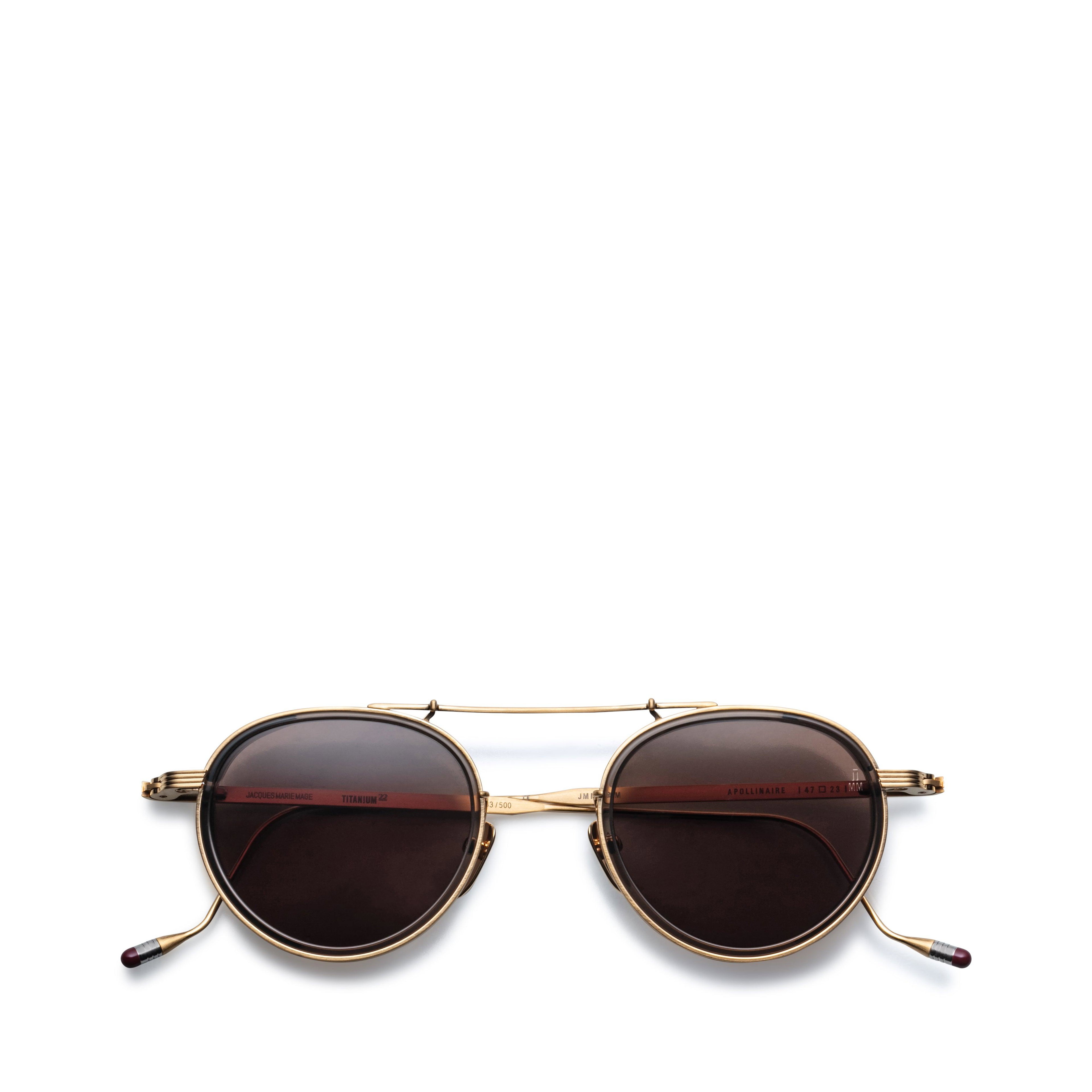 Jacques Marie Mage - Apollinaire Sunglasses - (Maple) by JACQUES MARIE MAGE