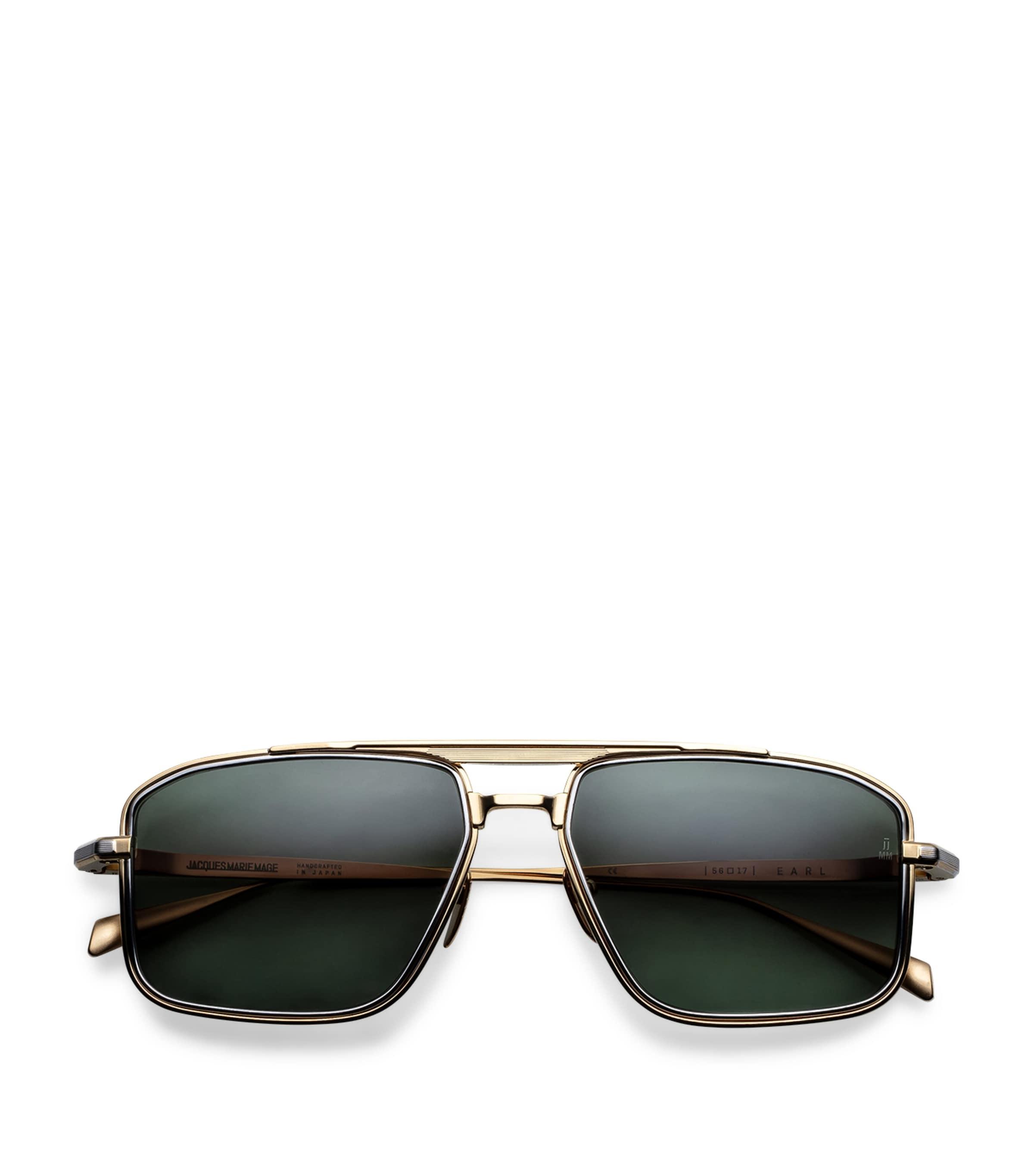 Jacques Marie Mage Titanium Earl Aviator Sunglasses by JACQUES MARIE MAGE