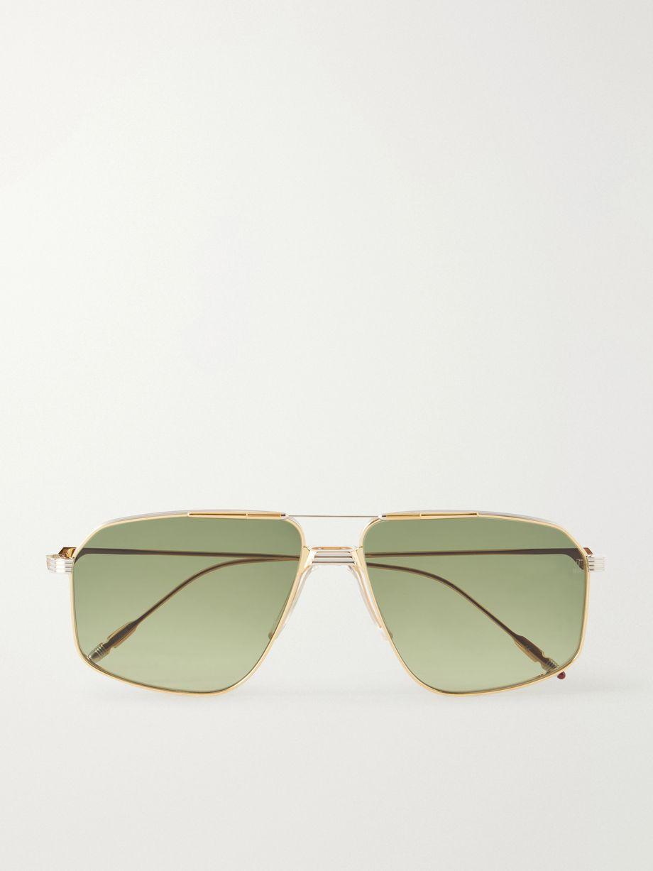 Jagger aviator-style gold-tone sunglasses by JACQUES MARIE MAGE