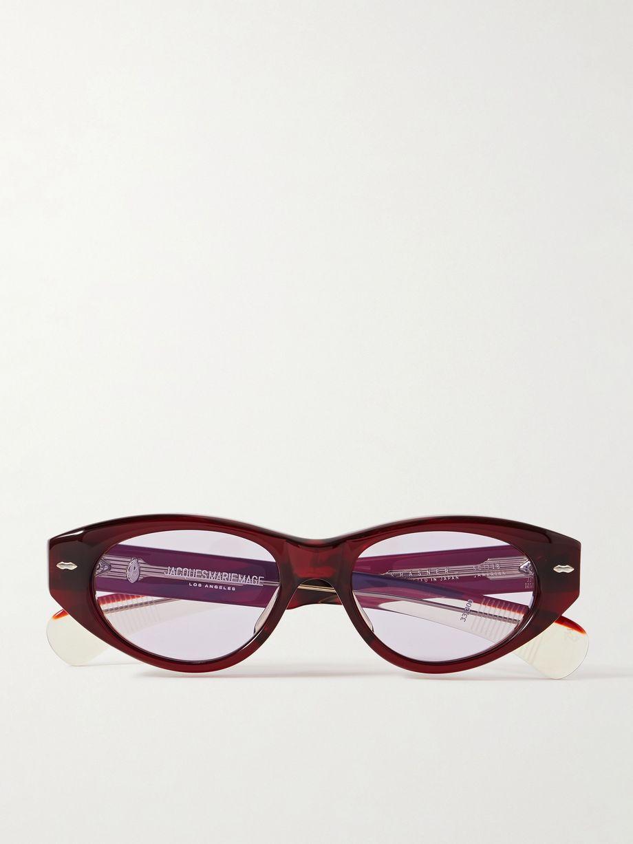 Krasner cat-eye acetate sunglasses by JACQUES MARIE MAGE