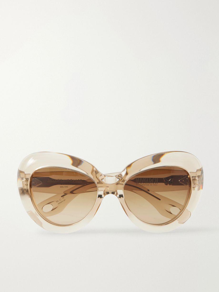 Monarch round-frame acetate sunglasses by JACQUES MARIE MAGE