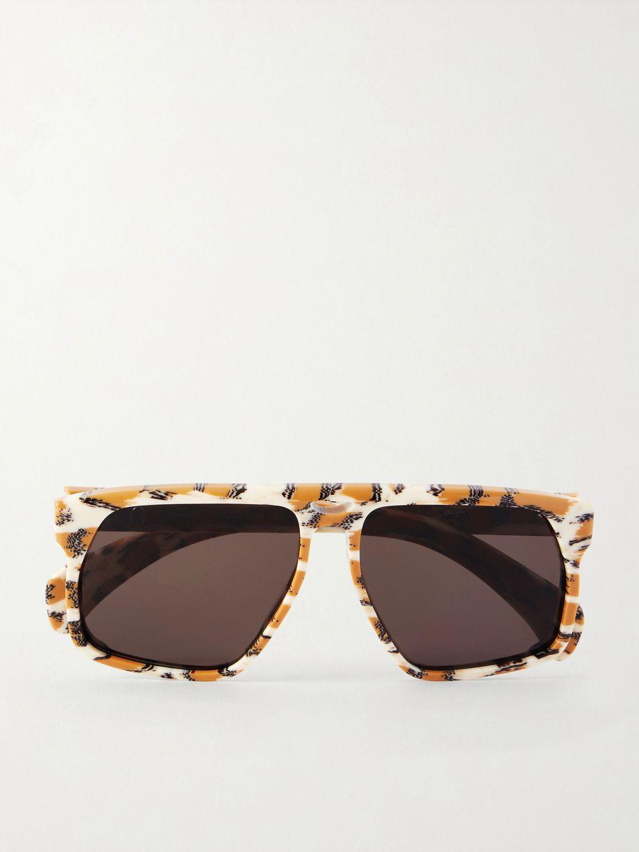 Neptune aviator-style acetate sunglasses by JACQUES MARIE MAGE