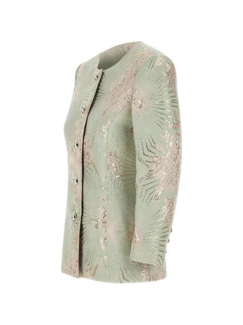 floral-jacquard jacket by JACQUES
