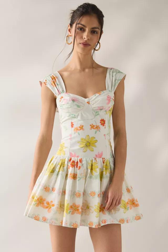 Jacquie The Label Lauryn Drop Waist Corset Mini Dress by JACQUIE THE LABEL