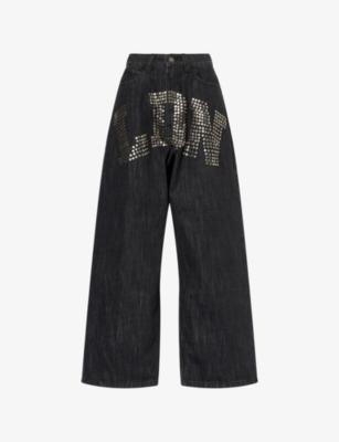 Colossus XL Studded Denim Jeans by JADED LONDON