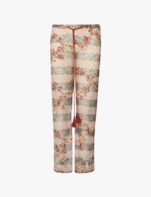 Deva Striped Knit Trousers by JADED LONDON