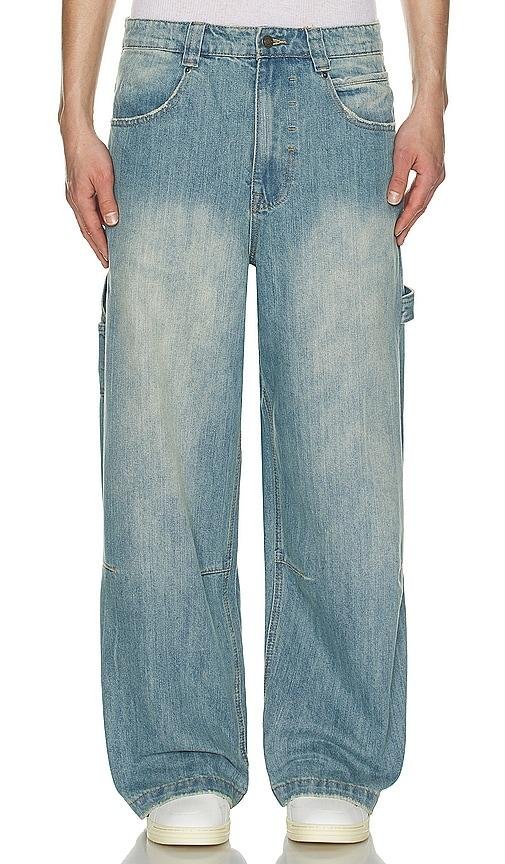 Jaded London Extreme Baggy Carpenter in Blue by JADED LONDON
