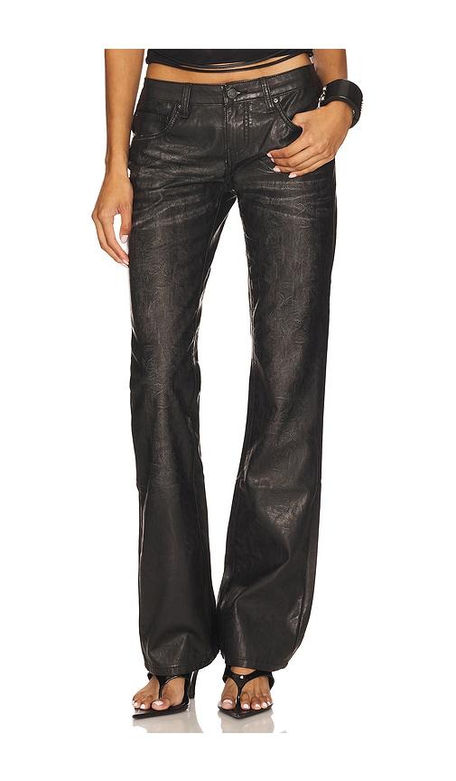 Jaded London Pu Cooper Jean in Black by JADED LONDON