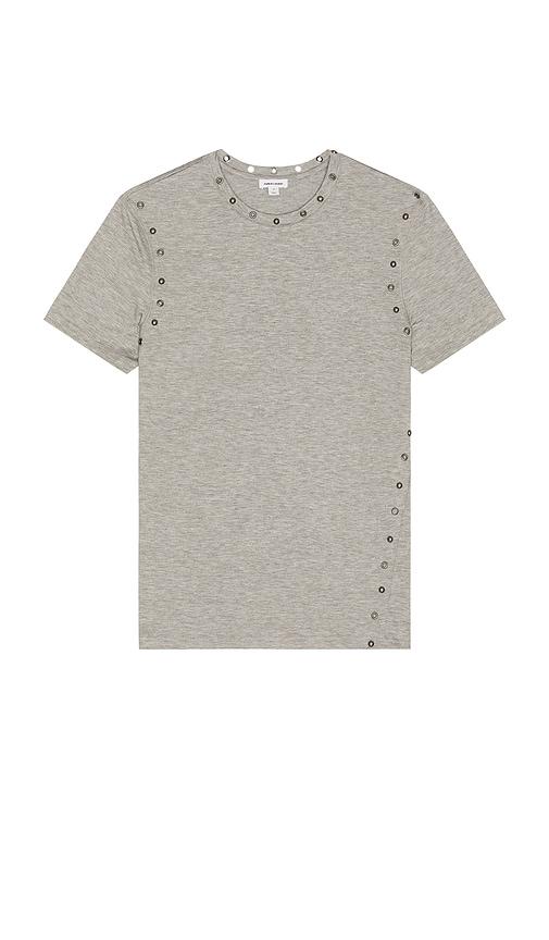 Jaded London Stud Mist Tee in Grey by JADED LONDON