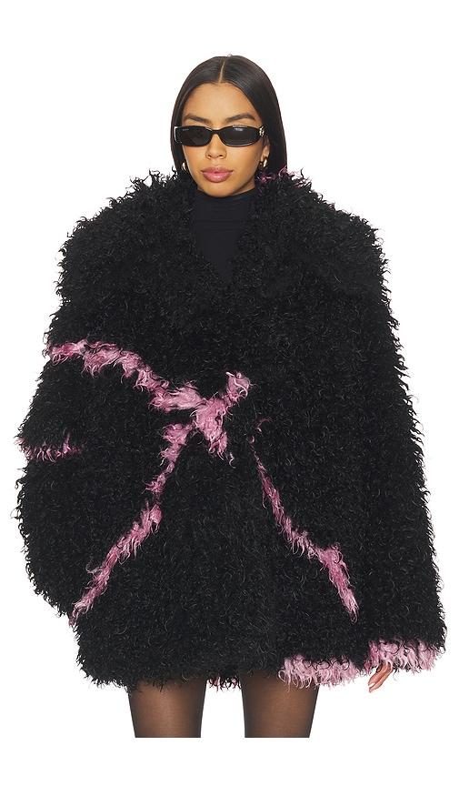 Jakke Cocoon Coat in Black by JAKKE