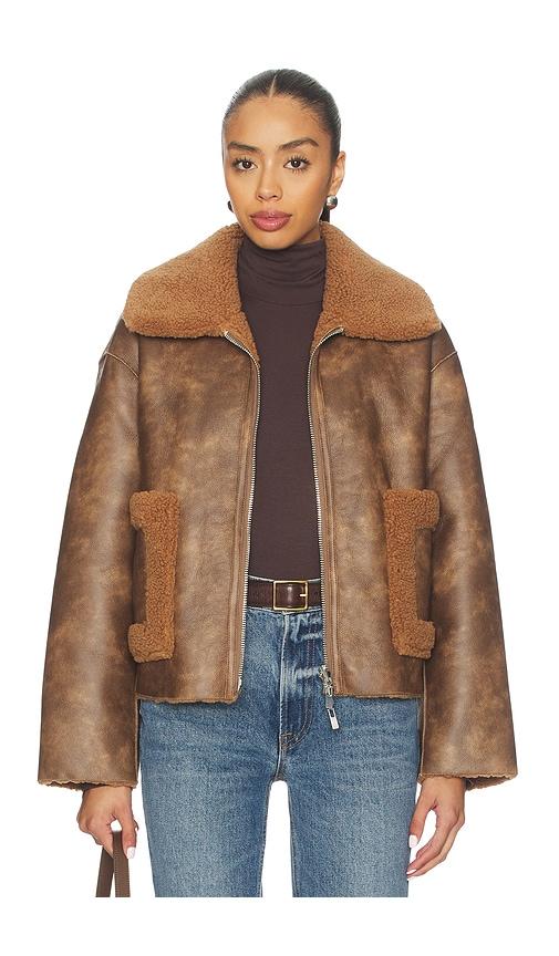 Jakke Vera Jacket in Brown by JAKKE
