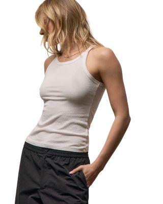 Ribbed High Neck Cami by JAMES PERSE