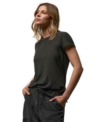Sheer Slub Crew Neck Tee by JAMES PERSE