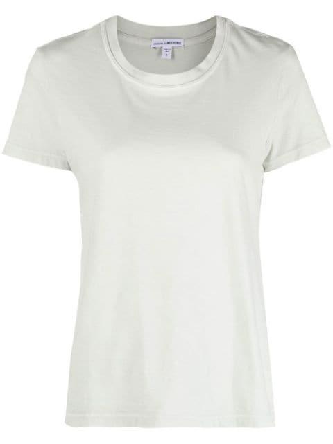 Sheer Slub crew neck T-shirt by JAMES PERSE