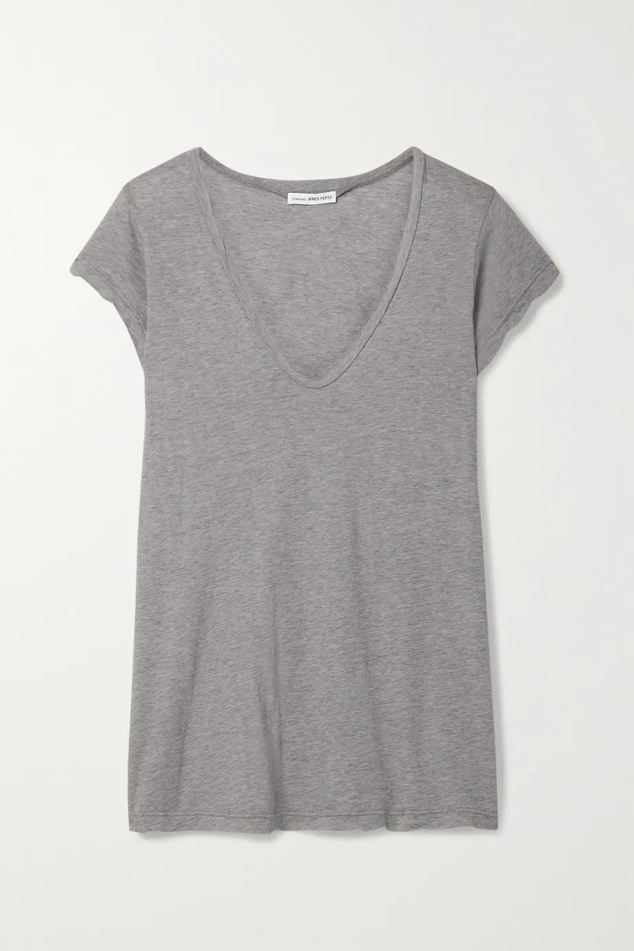 Slub cotton-jersey T-shirt by JAMES PERSE