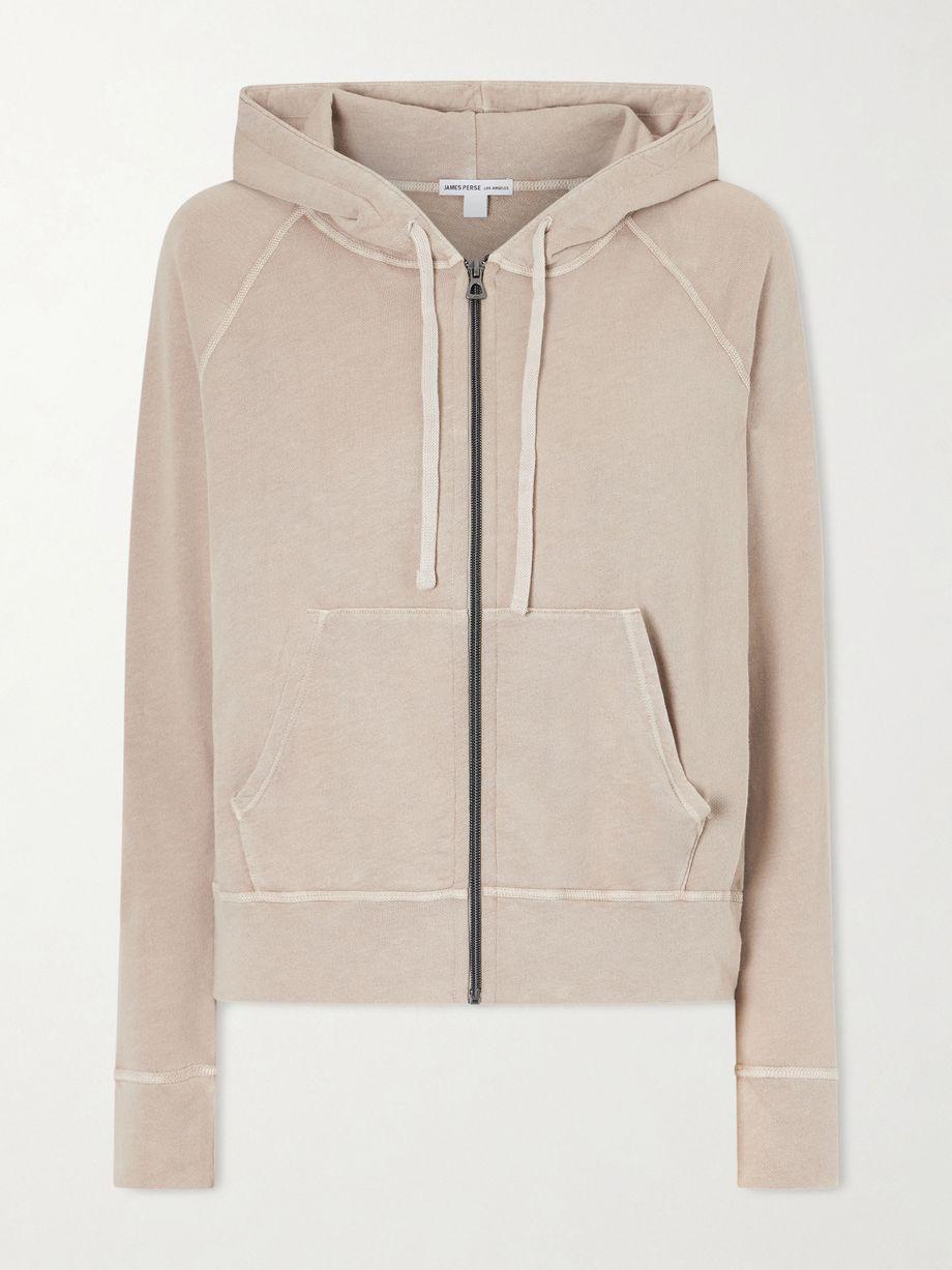 Vintage Supima cotton-jersey hoodie by JAMES PERSE