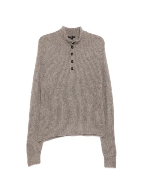 button lightweight jumper by JAMES PERSE