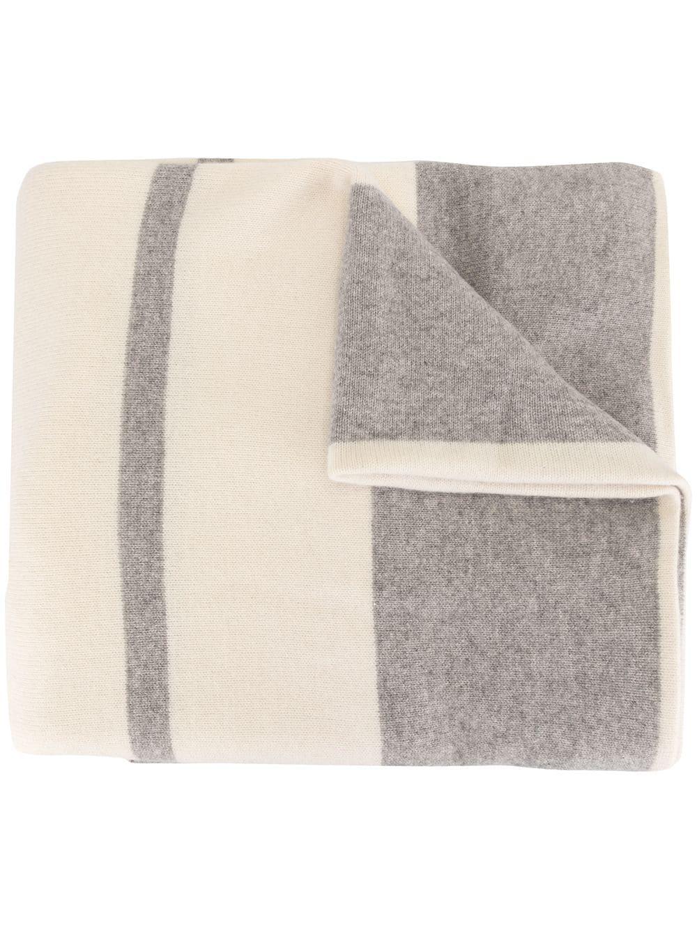 cashmere oversized striped scarf by JAMES PERSE