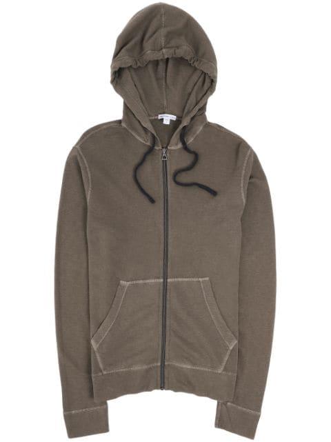 contrast-stitching hoodie by JAMES PERSE