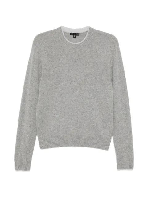 contrast-trim cashmere sweater by JAMES PERSE