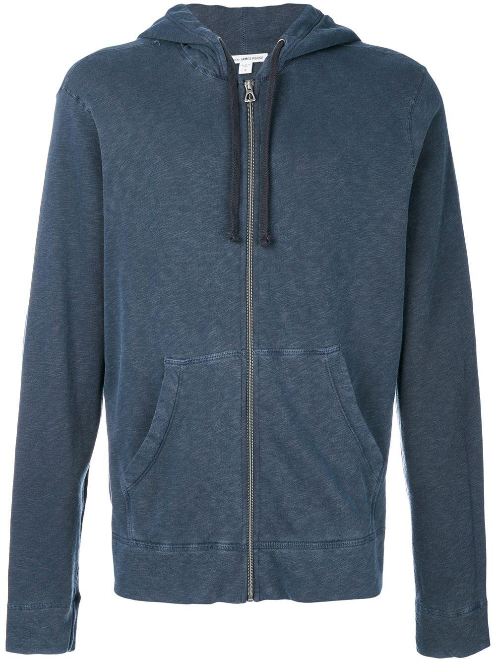 cotton zip-up hoodie by JAMES PERSE