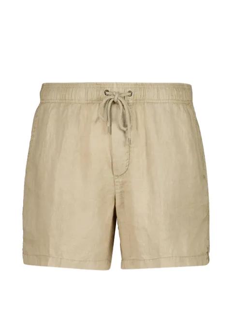 drawstring linen shorts by JAMES PERSE