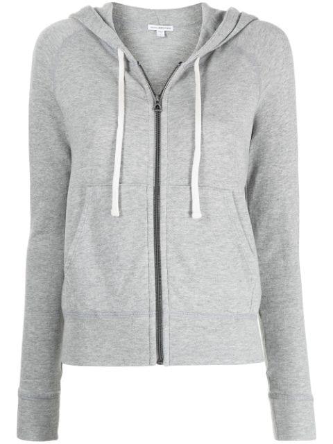fleece drawstring hoodie by JAMES PERSE