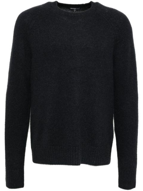 lightweight textured cashmere crew by JAMES PERSE