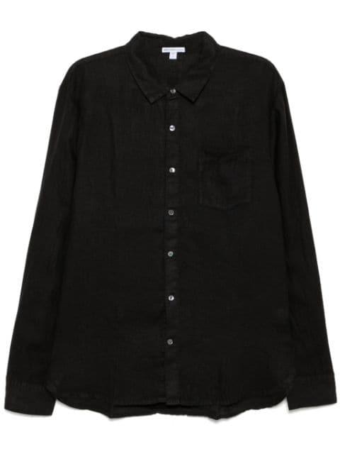 linen long-sleeves shirt by JAMES PERSE