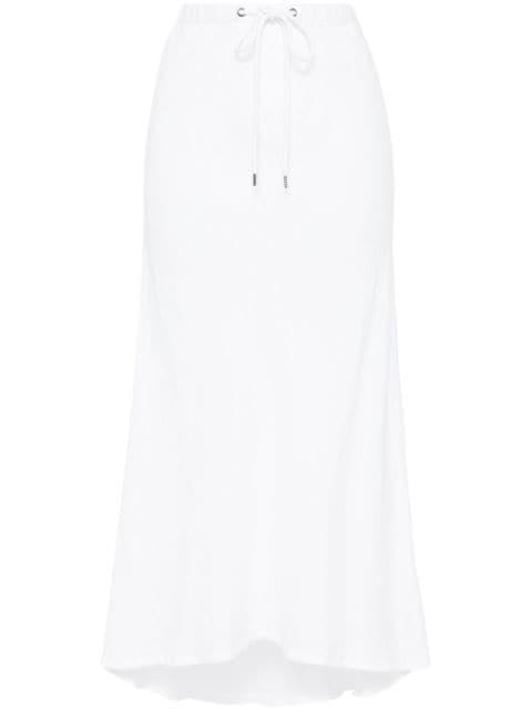 linen midi skirt by JAMES PERSE