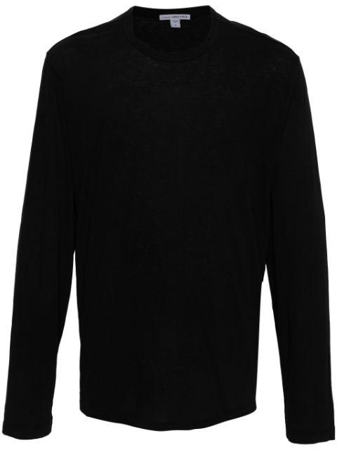 long-sleeve cotton T-shirt by JAMES PERSE