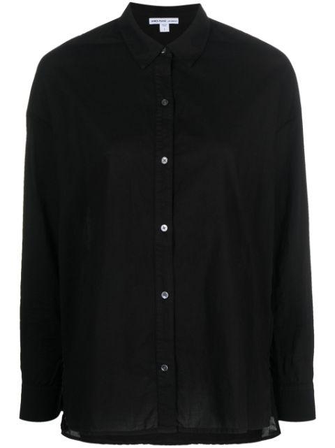 long-sleeve cotton shirt by JAMES PERSE