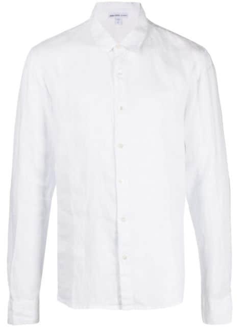 long-sleeved linen shirt by JAMES PERSE