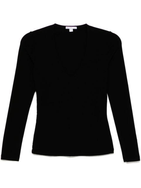 lotus deep-V T-shirt by JAMES PERSE